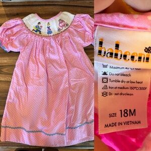 “Babeeni” Smocked Cinderella Dress
